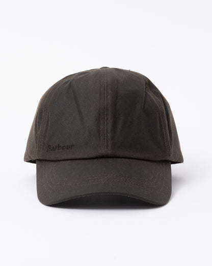 Barbour Mens Wax Sports Cap - Olive