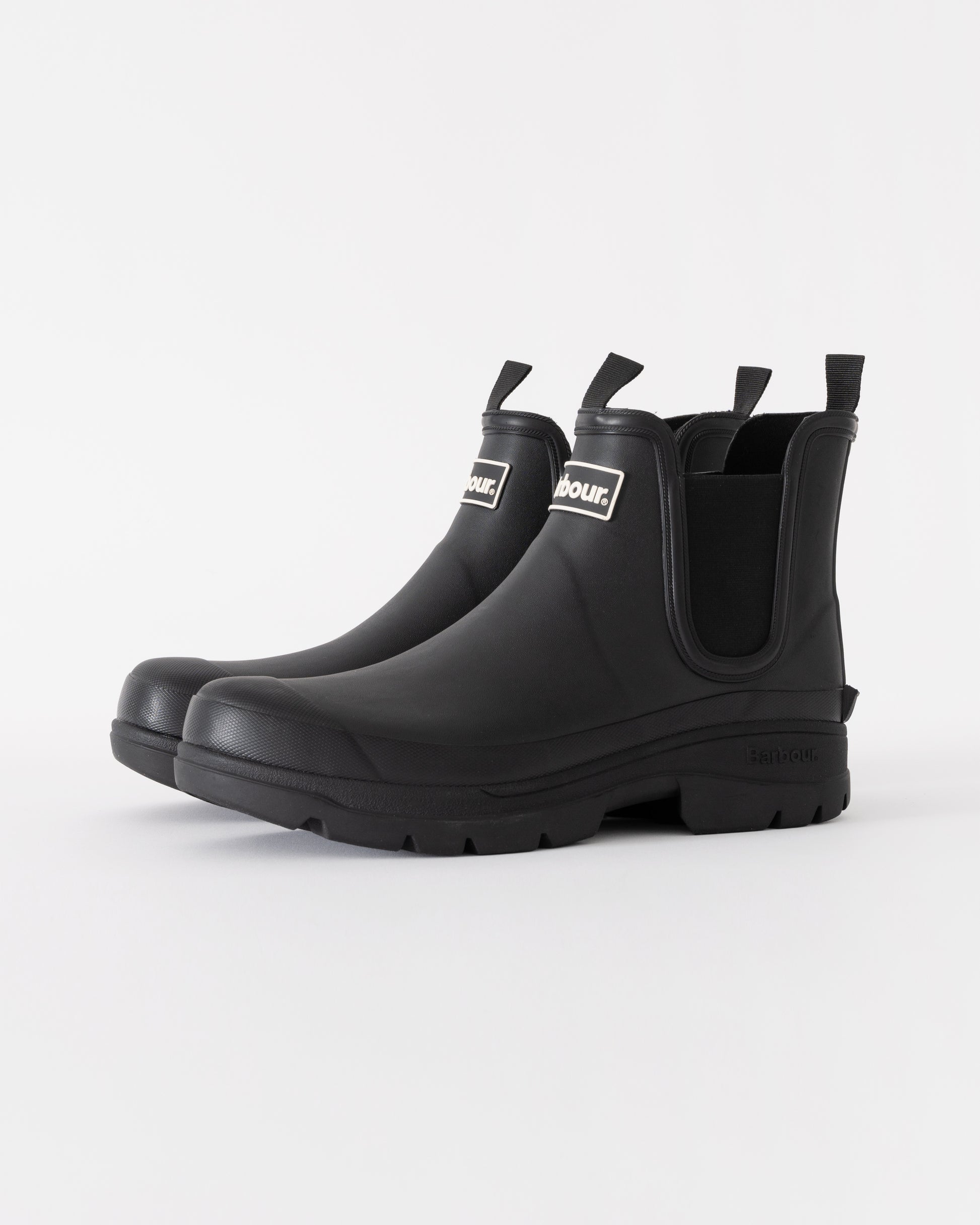 Barbour Nimbus Chelsea Style Mens Wellingtons in Black