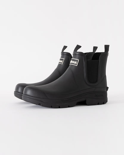 Barbour Nimbus Chelsea Style Mens Wellingtons in Black