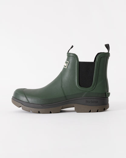 Barbour Nimbus Chelsea Style Mens Wellingtons in Olive