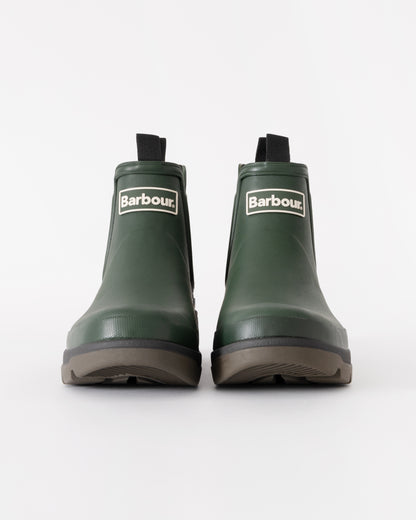 Barbour Nimbus Chelsea Style Mens Wellingtons in Olive