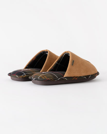 Barbour Simone Womens Slippers in Chestnut
