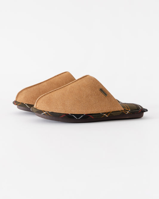 Barbour Simone Womens Slippers in Chestnut