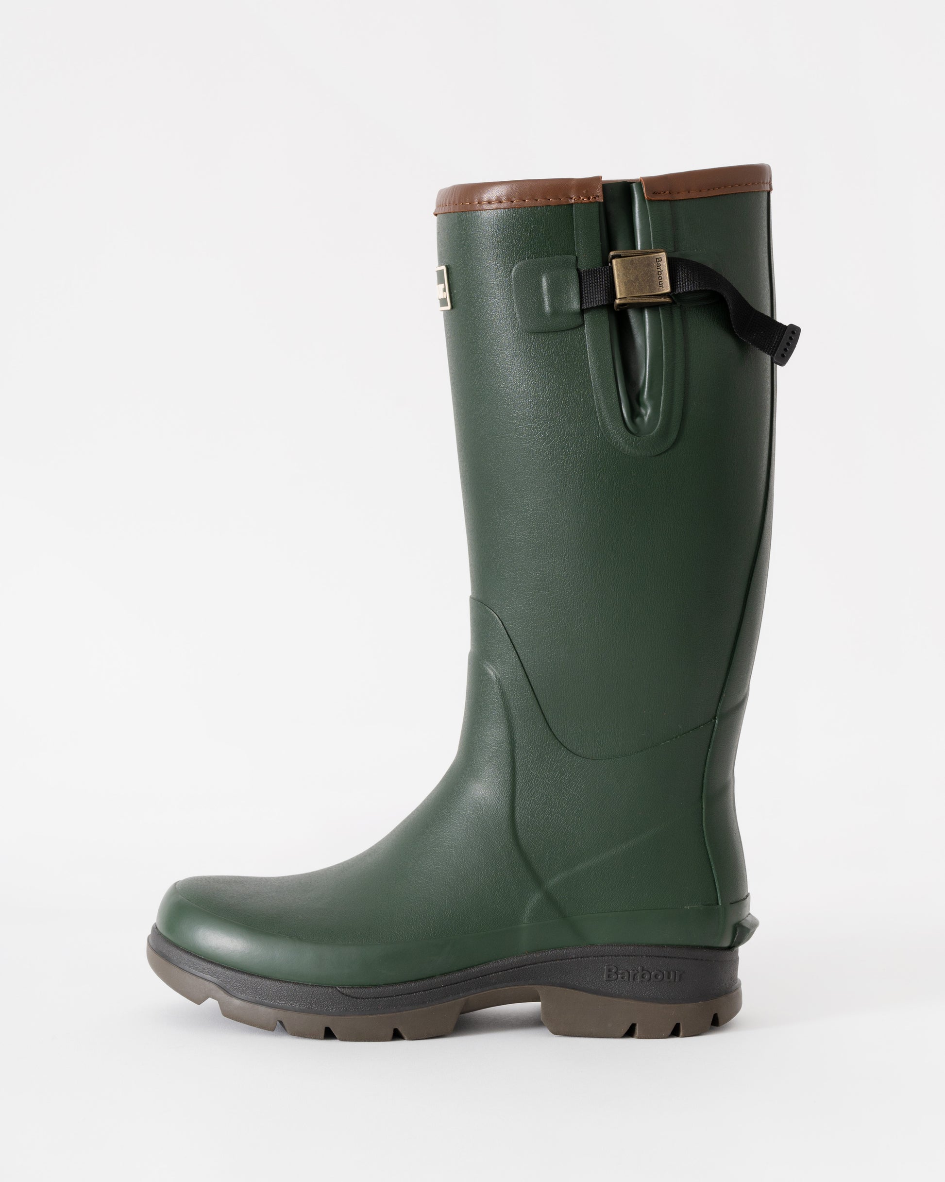 Barbour Tempest Mens Wellingtons in Olive