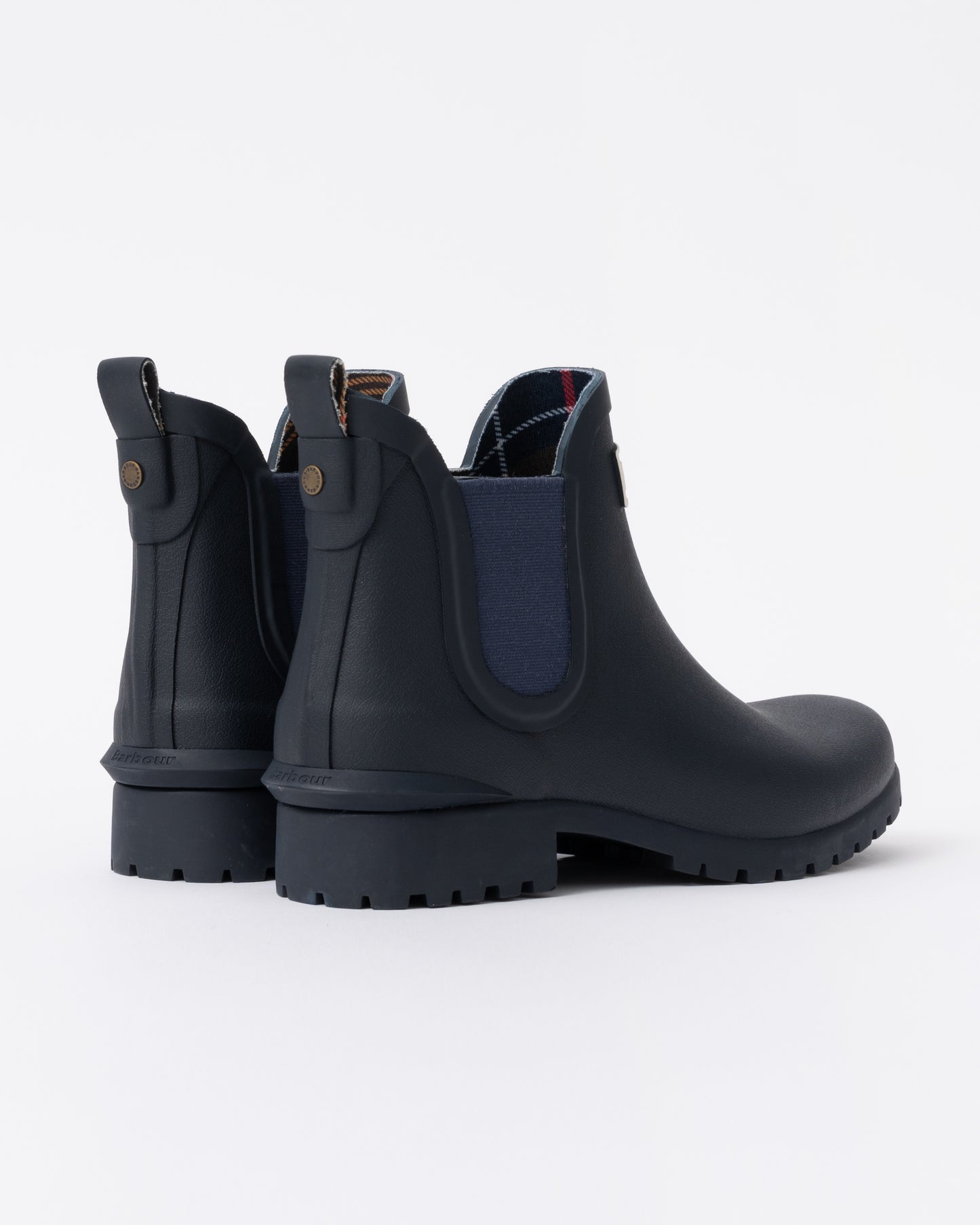 Barbour Wilton Womens Wellingtons in Navy