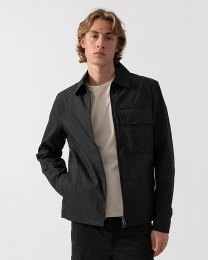 Belstaff Cargo Mens Overshirt - Black