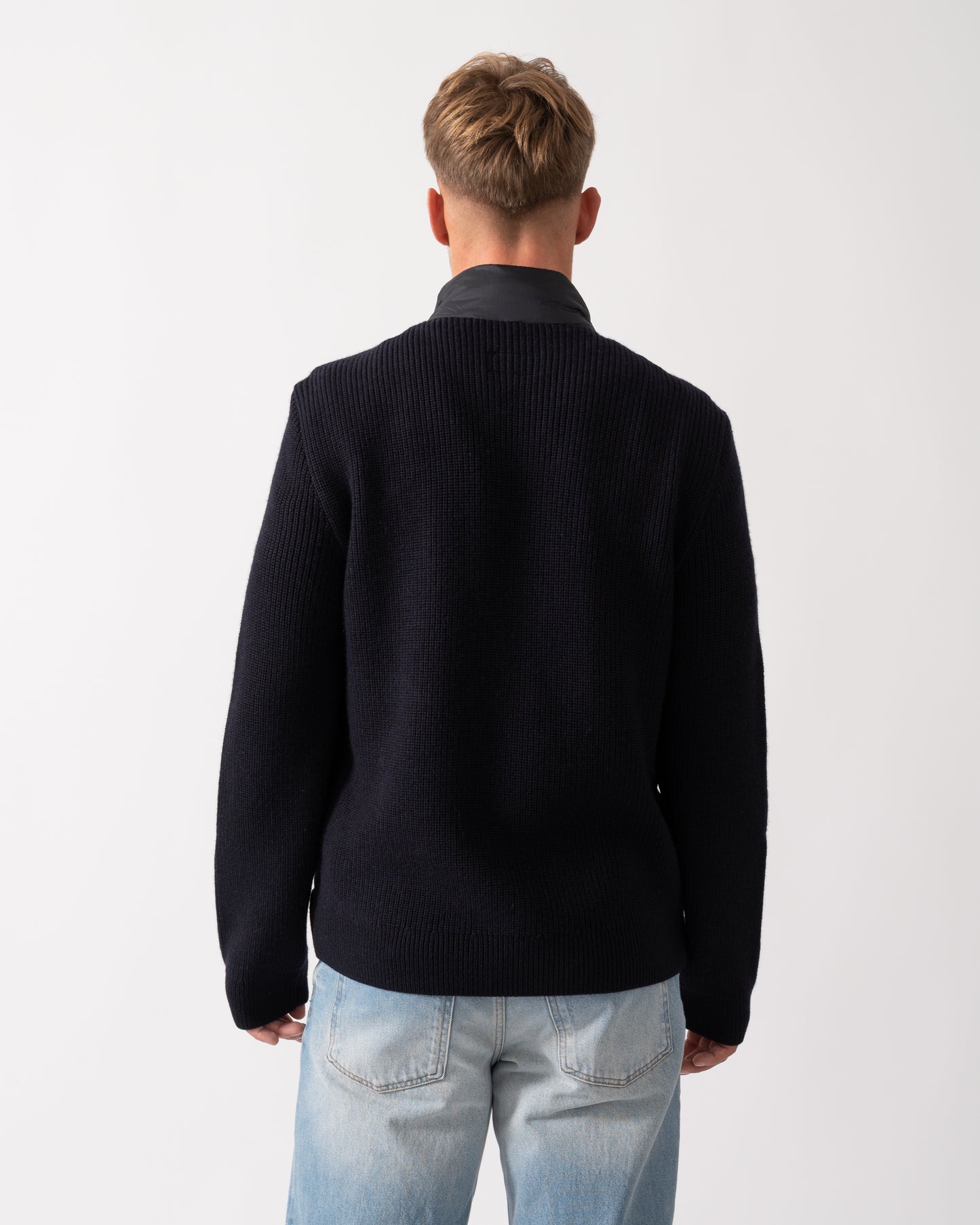 Belstaff Circuiteer Mens Hybrid Jacket - Dark Ink - CHO - Designer Mens Coats & Jackets