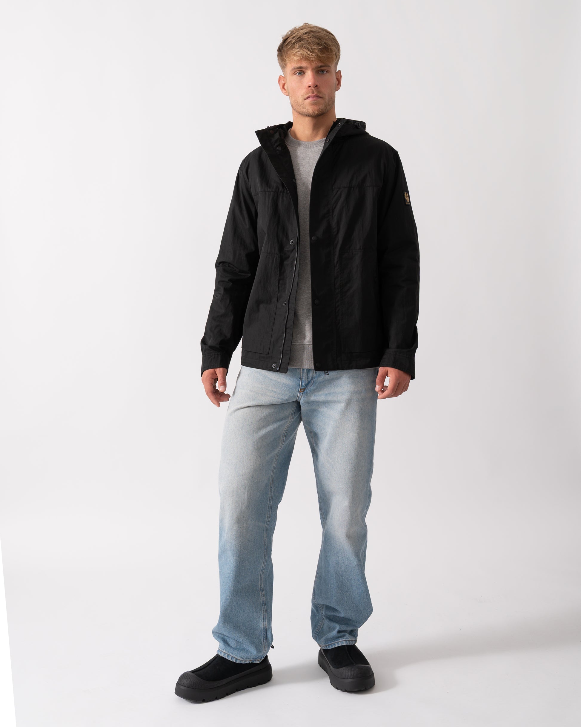 Belstaff Cover Mens Jacket - Black - CHO - Designer Mens Coats & Jackets