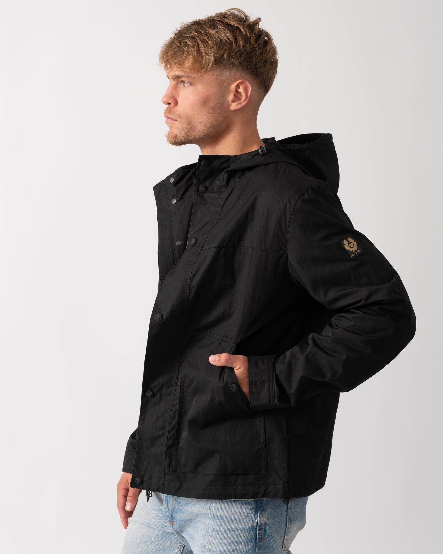 Belstaff Cover Mens Jacket - Black - CHO - Designer Mens Coats & Jackets