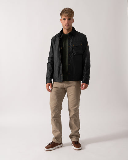 Belstaff Ground Mens Jacket - Black - CHO - Designer Mens Coats & Jackets