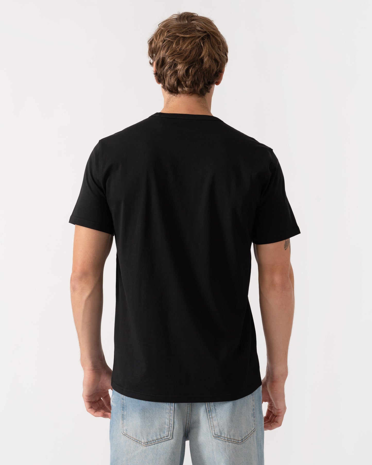 Back of Belstaff Mens Belstaff Logo T-Shirt - Black