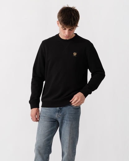 Belstaff Mens Logo Sweatshirt - Black main