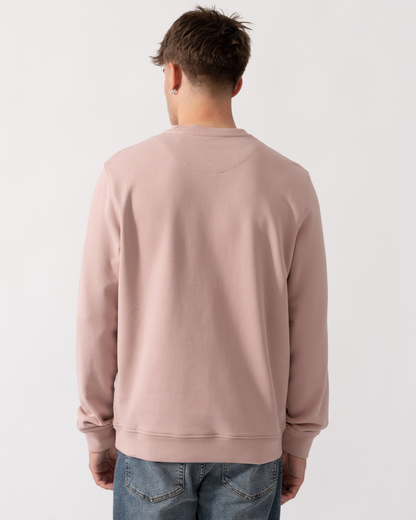Belstaff Mens Logo Sweatshirt - Dusk Pink