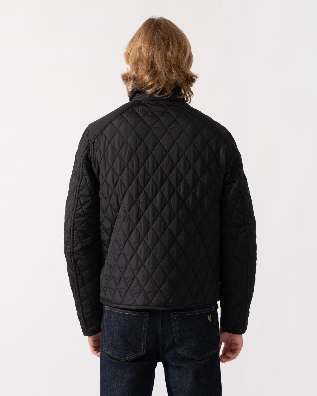 Back of the Belstaff Mens Pembroke Jacket - Black