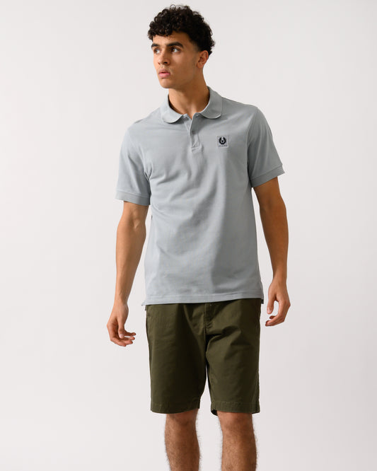 Belstaff Short Sleeved Mens Polo - Quarry Blue