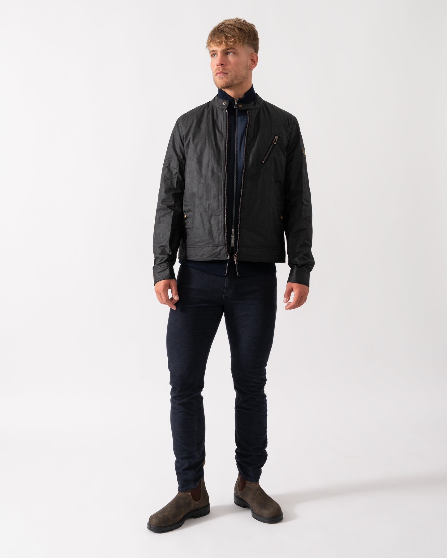 Belstaff Sideline Mens Jacket - Black - CHO - Designer Mens Coats & Jackets