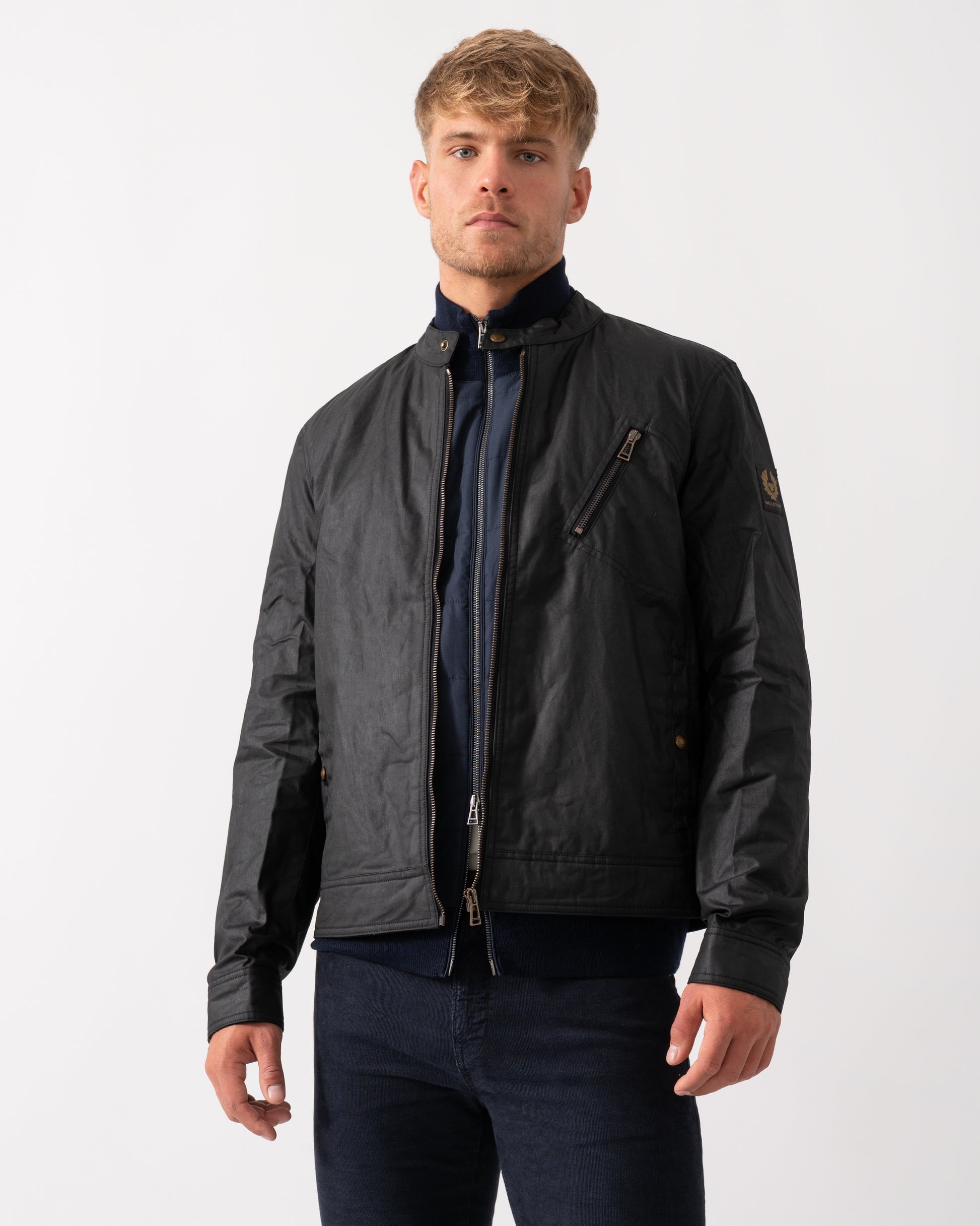 Belstaff Sideline Mens Jacket - Black - CHO - Designer Mens Coats & Jackets