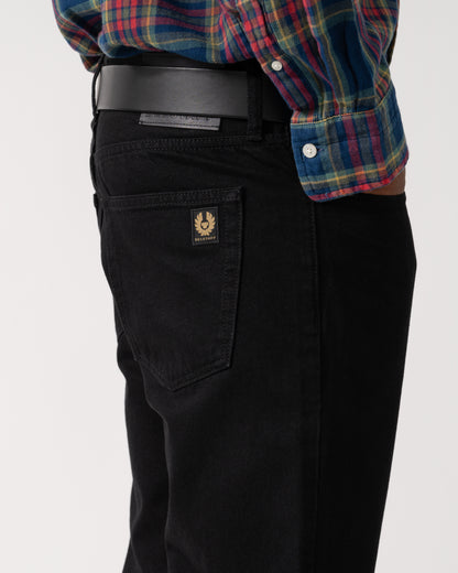 Belstaff B69 Mens Raw Denim Jeans - Black