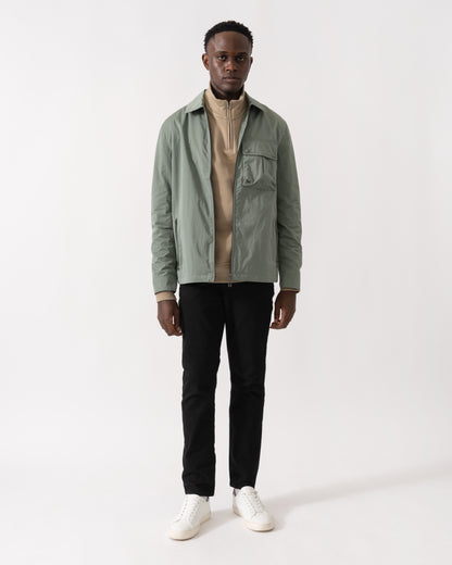 Belstaff Drome Mens Overshirt - Sage Green