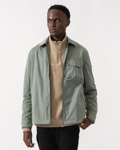 Belstaff Drome Mens Overshirt - Sage Green