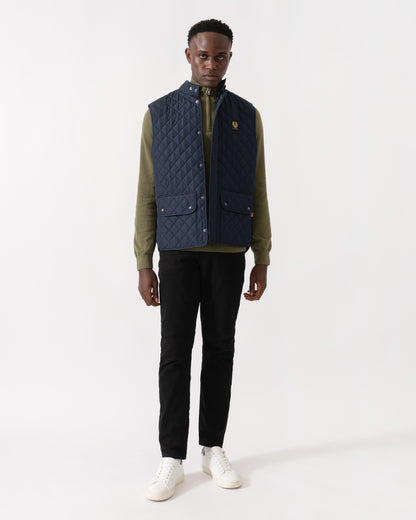 Belstaff Mens Icon Gilet - Dark Ink