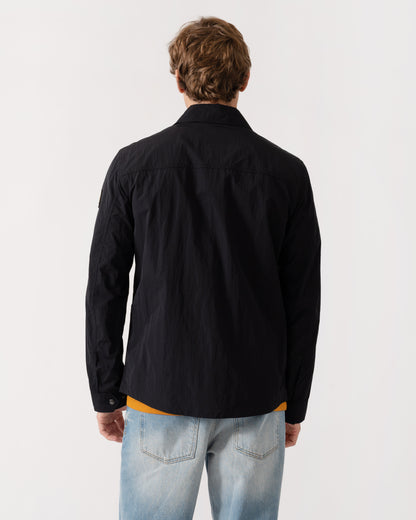 Back of Belstaff Mens Tourer Overshirt - Black