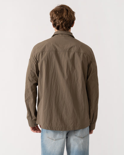 Back of Belstaff Mens Tourer Overshirt - Khaki Green