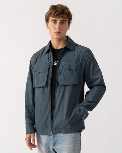 Main shot of Belstaff Mens Tourer Overshirt - Petrol