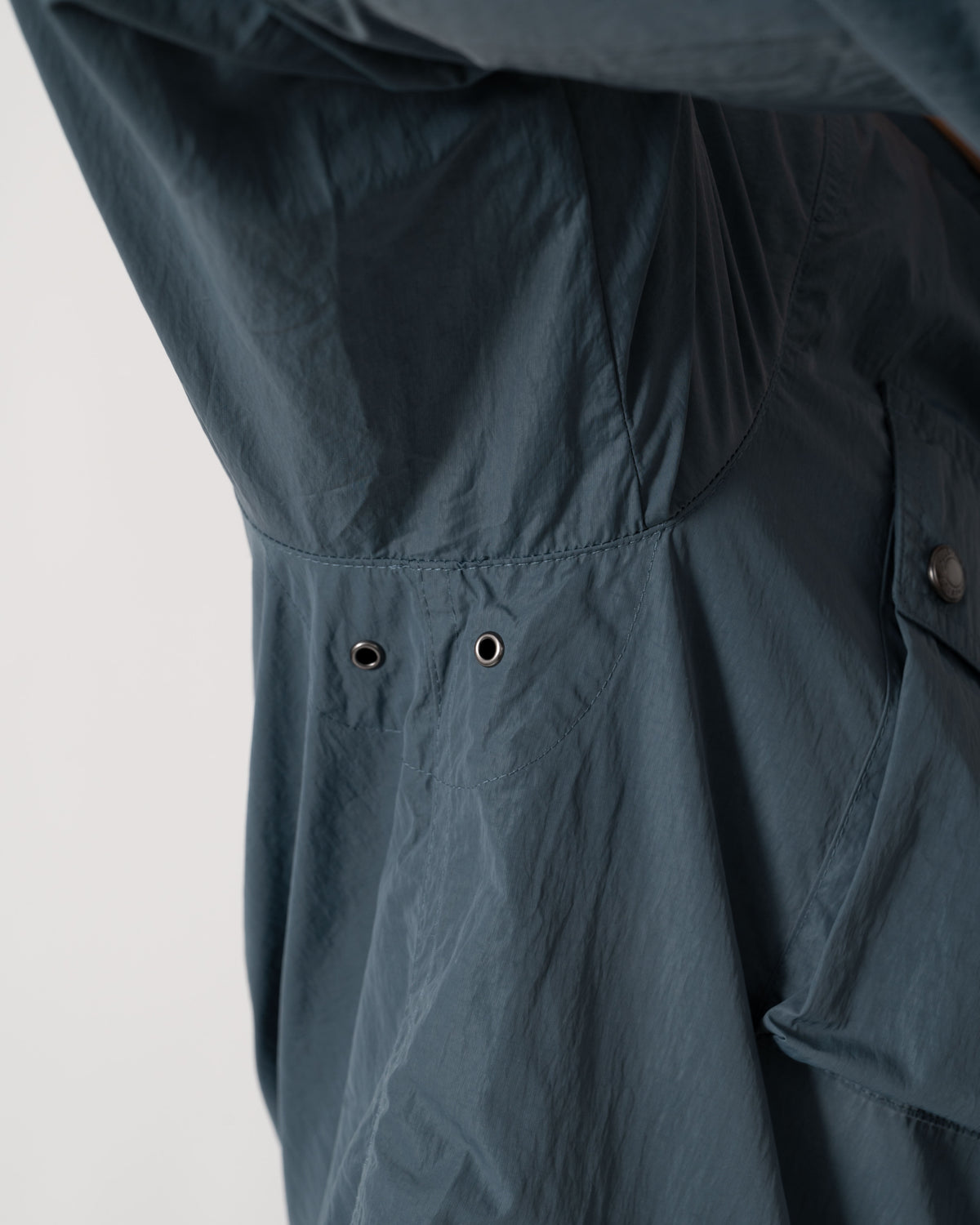 Air hole shot of Belstaff Mens Tourer Overshirt - Petrol