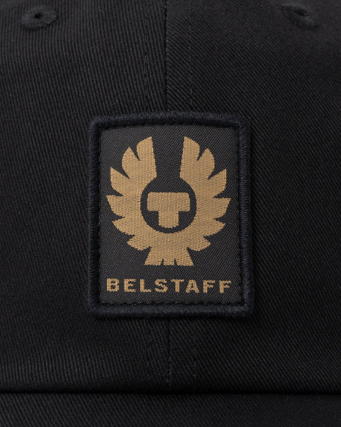 Belstaff Phoenix Logo Mens Cap - Black - CHO - Designer Mens Hats