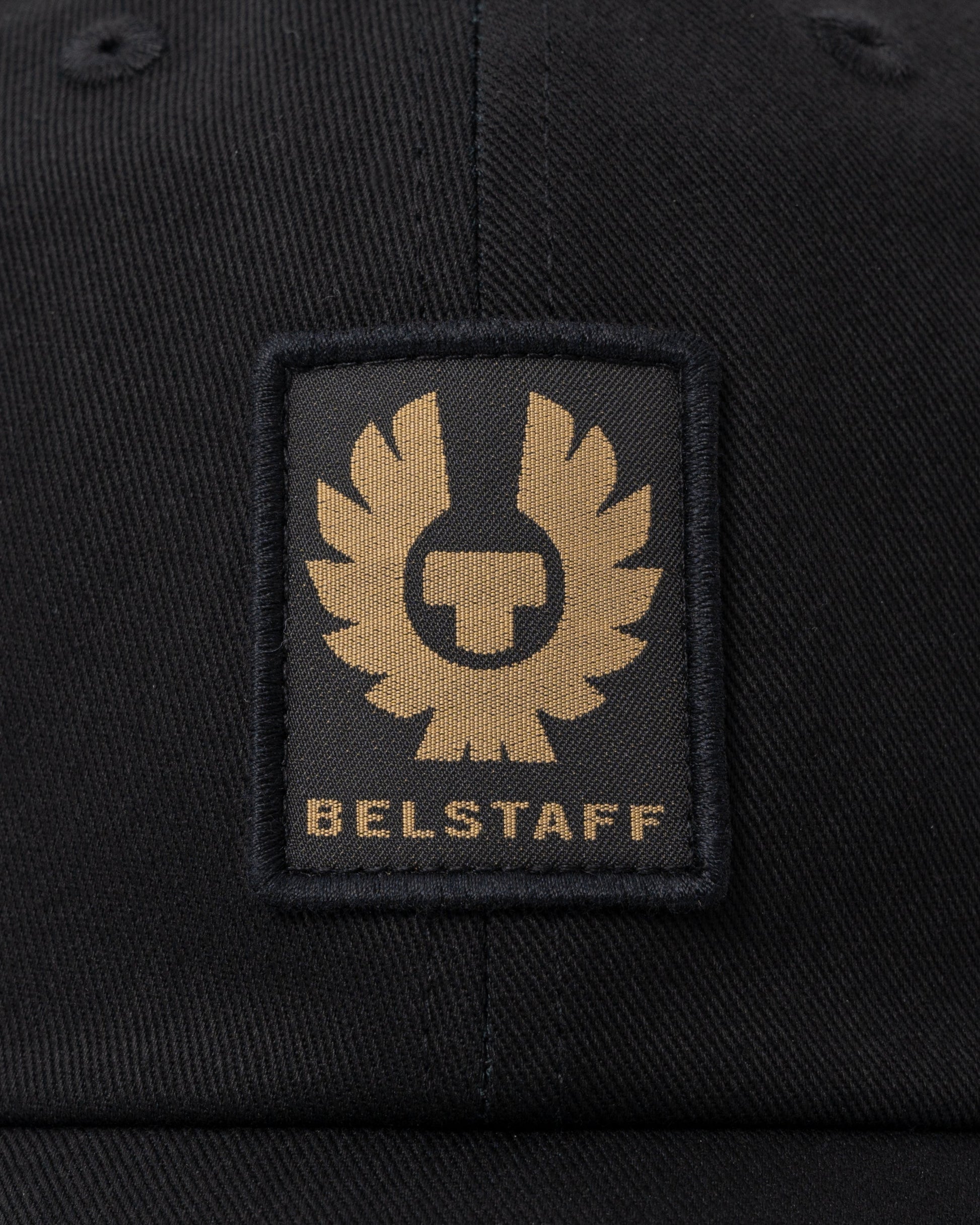 Belstaff Phoenix Logo Mens Cap - Black - CHO - Designer Mens Hats
