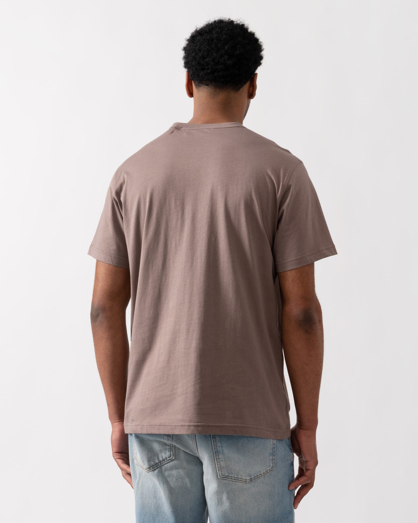 Belstaff Short Sleeved Mens Logo Patch T-Shirt - Asphalt | CHO | Designer Mens Logo T-Shirts