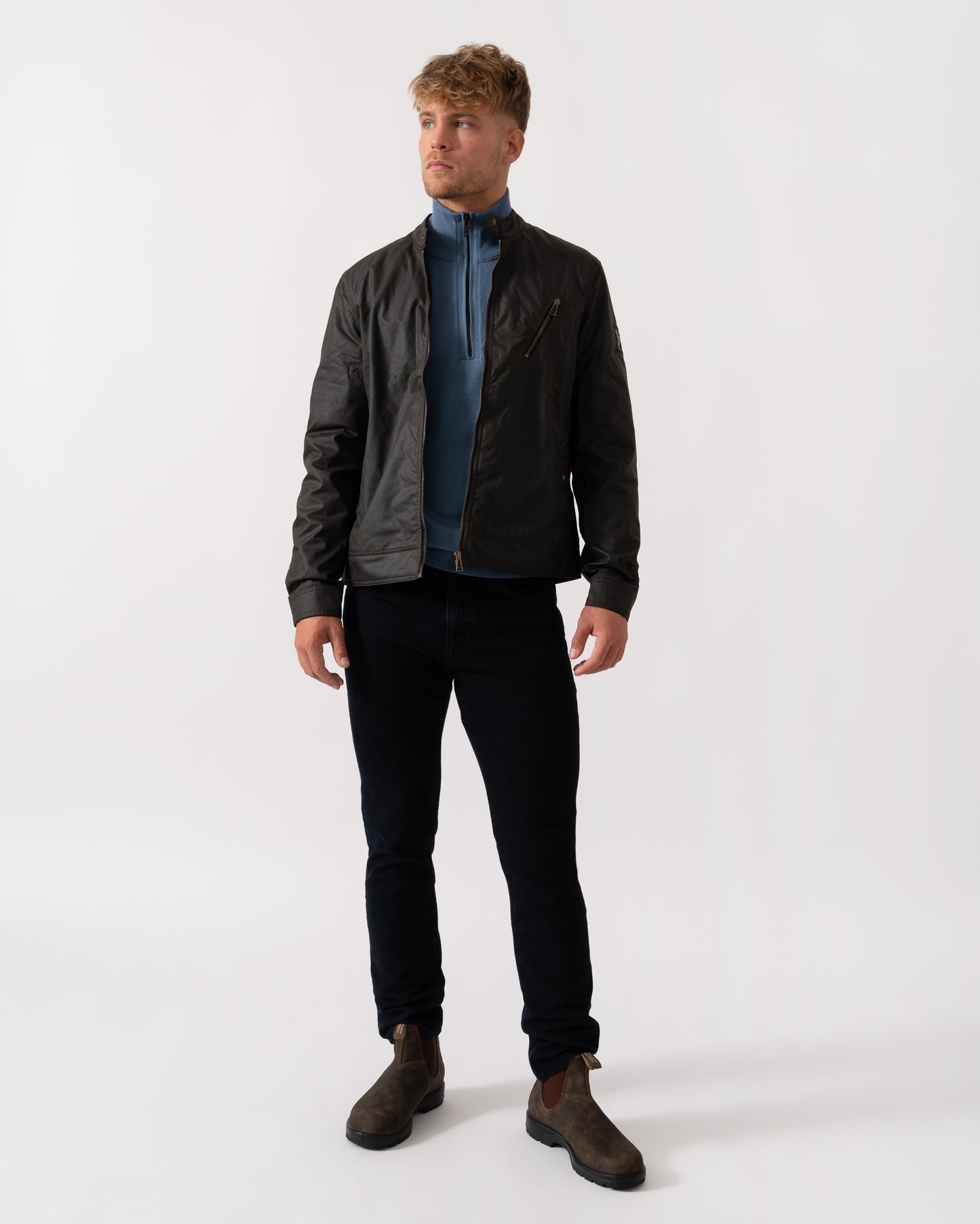 Belstaff Sideline Mens Jacket - Faded Olive - CHO - Designer Mens Coats & Jackets