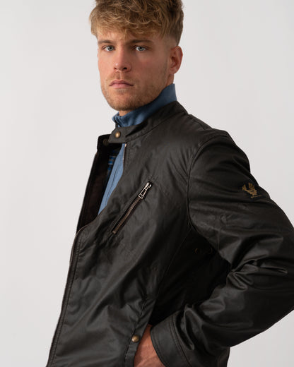 Belstaff Sideline Mens Jacket - Faded Olive - CHO - Designer Mens Coats & Jackets