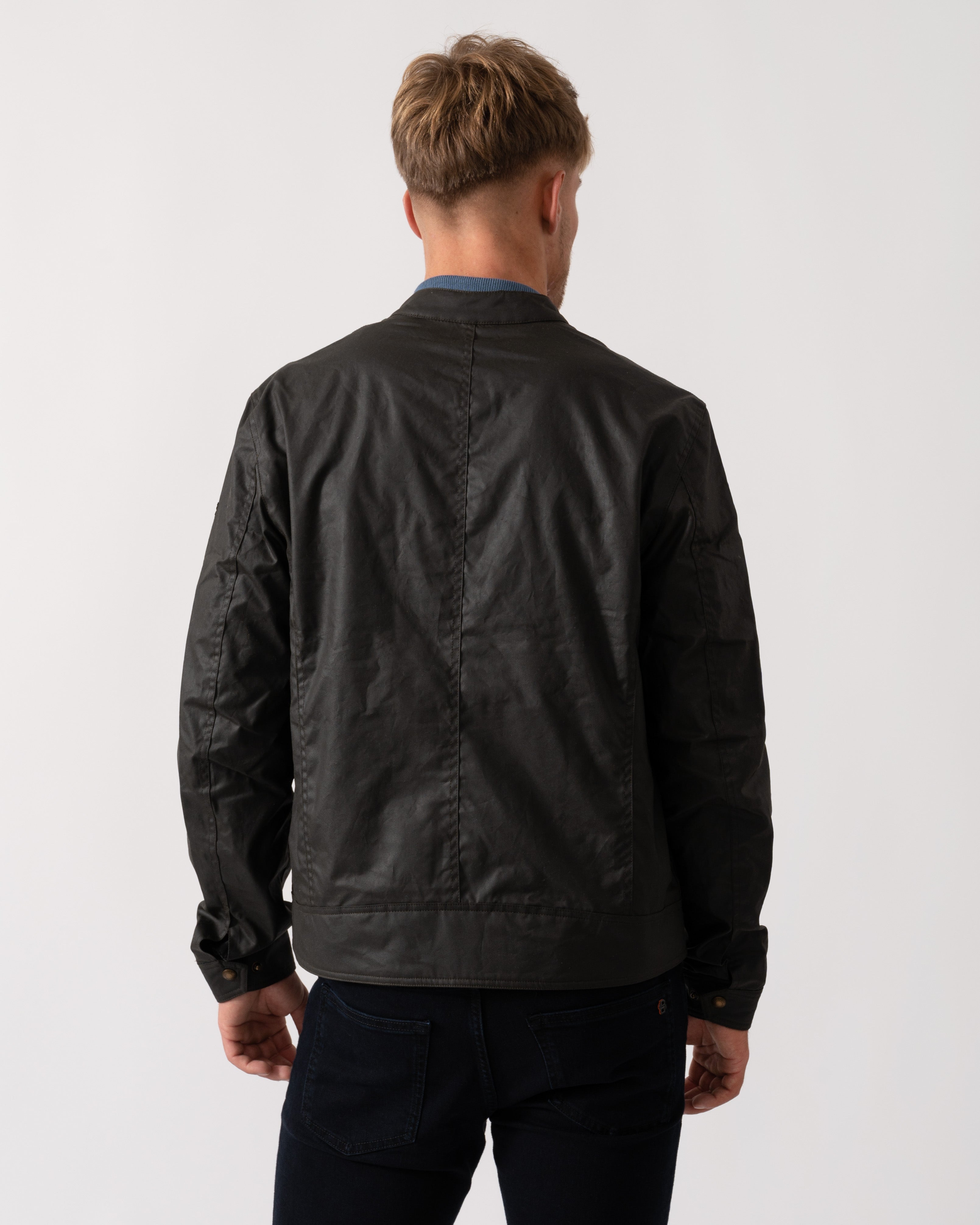 Belstaff Sideline Mens Jacket - Faded Olive – CHO Belstaff Sideline Mens Jacket - Faded Olive – CHO