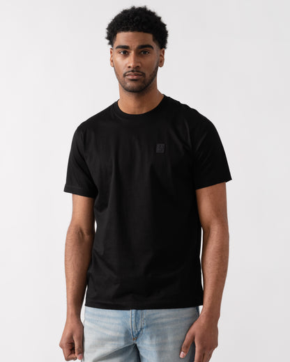 Belstaff Steel Mens T-Shirt - Black | CHO | Designer Mens Short Sleeve T-Shirts & Tops