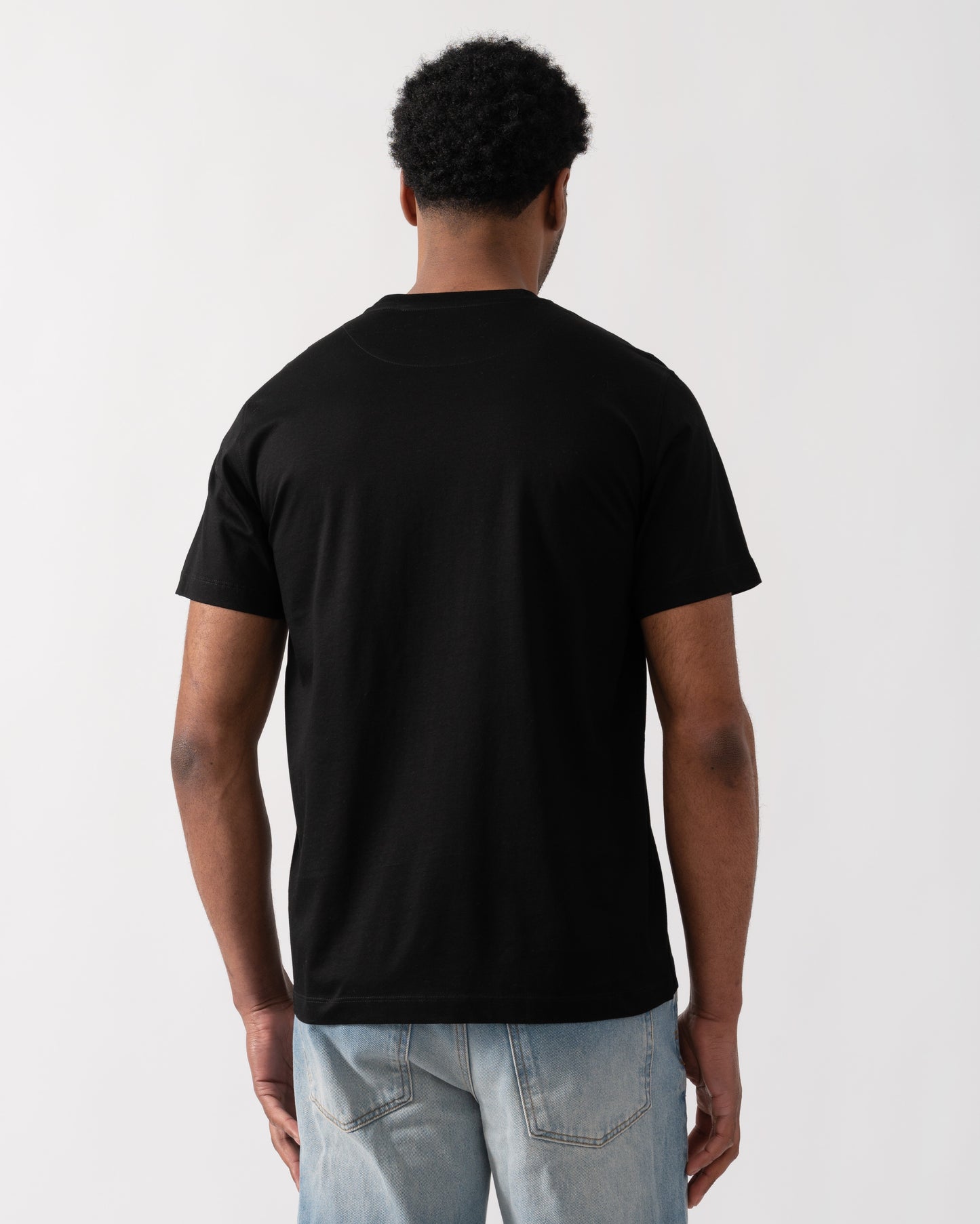 Belstaff Steel Mens T-Shirt - Black | CHO | Designer Mens Short Sleeve T-Shirts & Tops