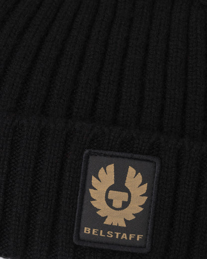 Belstaff Watch Beanie logo detail