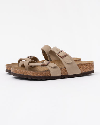 Birkenstock Mayari Oiled Nubuck Womens Sandals in Tobacco Brown