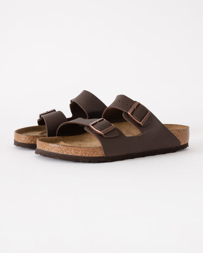 Birkenstock Arizona Birko Flor Unisex Sandals in Dark Brown