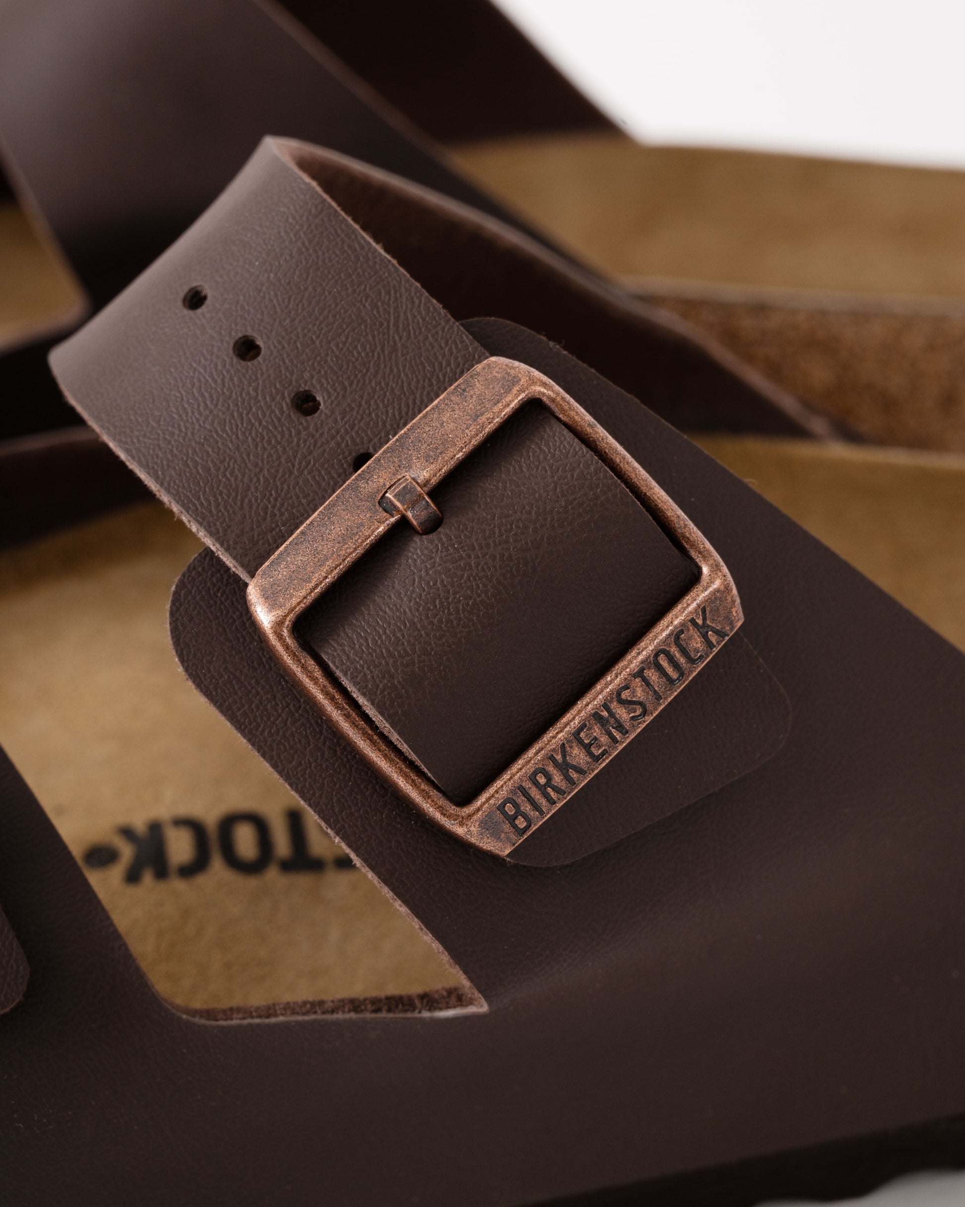 Birkenstock Arizona Birko Flor Unisex Sandals - Dark Brown - CHO - Designer Unisex Sandals