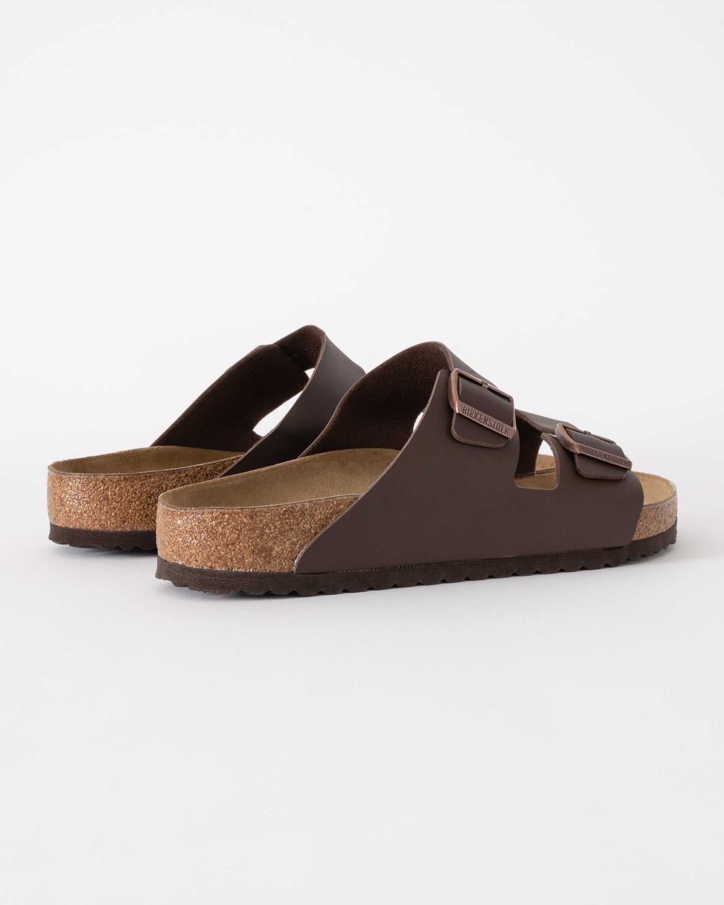 Birkenstock Arizona Birko Flor Unisex Sandals - Dark Brown - CHO - Designer Unisex Sandals