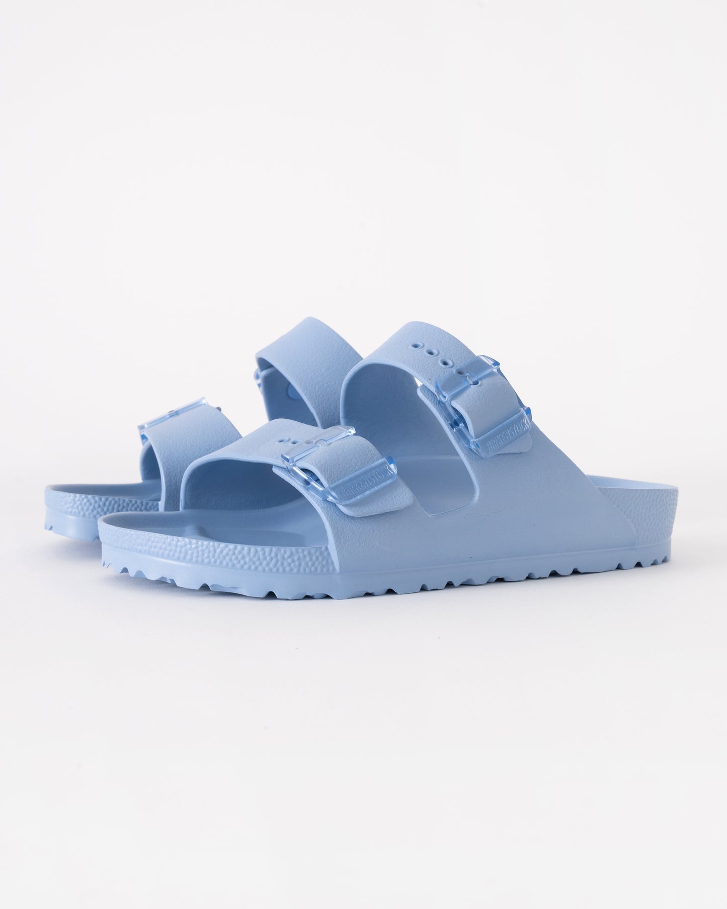 Birkenstock Arizona EVA Stealth Buckle Womens Sandals in Dusty Blue