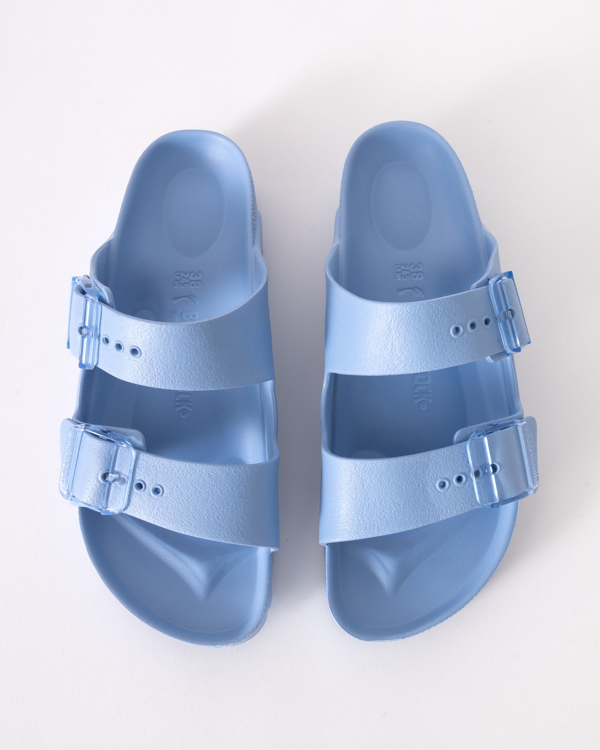 Birkenstock Arizona EVA Stealth Buckle Womens Sandals - Dusty Blue - CHO - Designer Womens Sandals