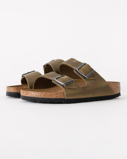Birkenstock Arizona Sandals In Khaki