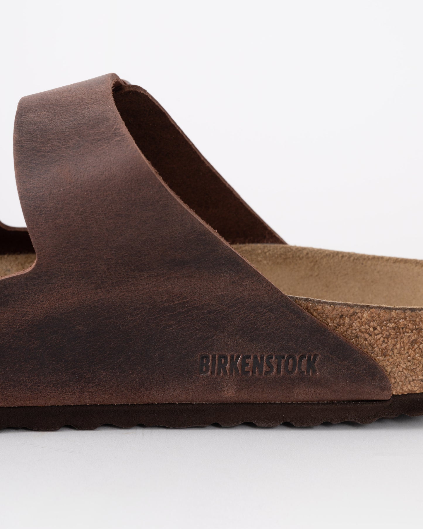 Birkenstock Arizona Soft Footbed Mens Oiled Leather Sandals - Habana