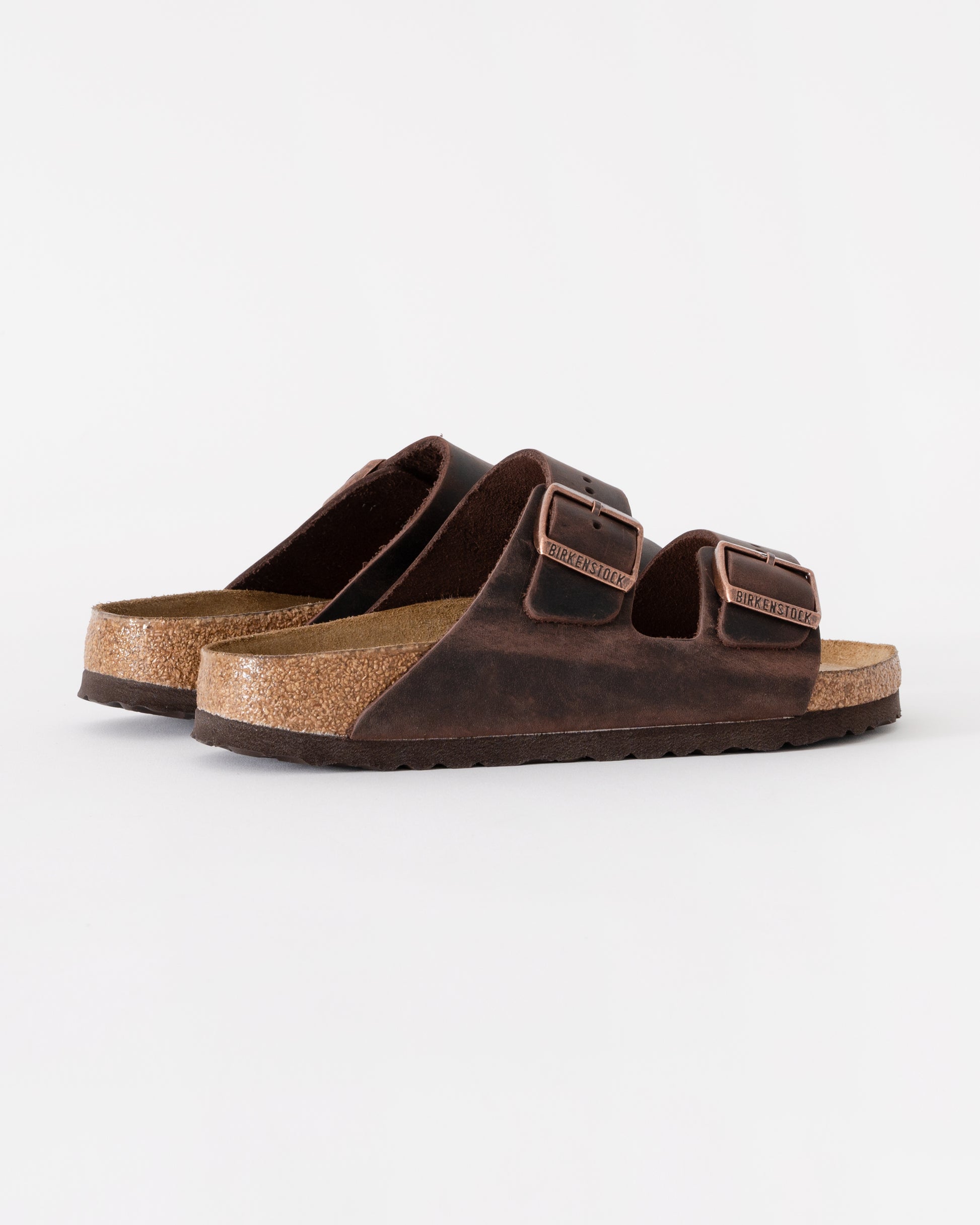 Birkenstock Arizona Soft Footbed Womens Oiled Leather Sandals - Habana | CHO | Designer Womens Sandals