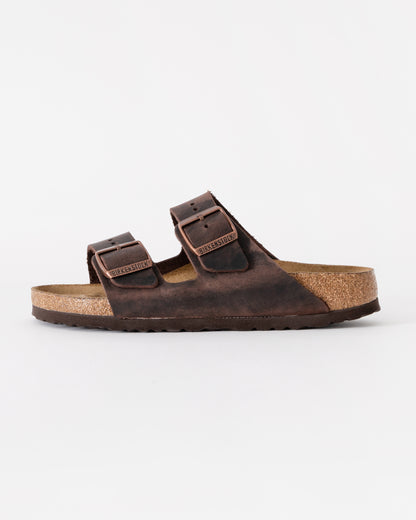 Birkenstock Arizona Soft Footbed Womens Oiled Leather Sandals - Habana | CHO | Designer Womens Sandals