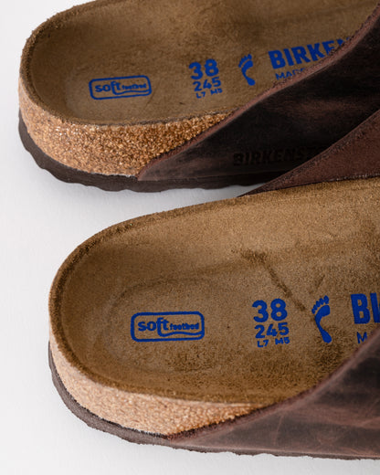Birkenstock Arizona Soft Footbed Womens Oiled Leather Sandals - Habana | CHO | Designer Womens Sandals