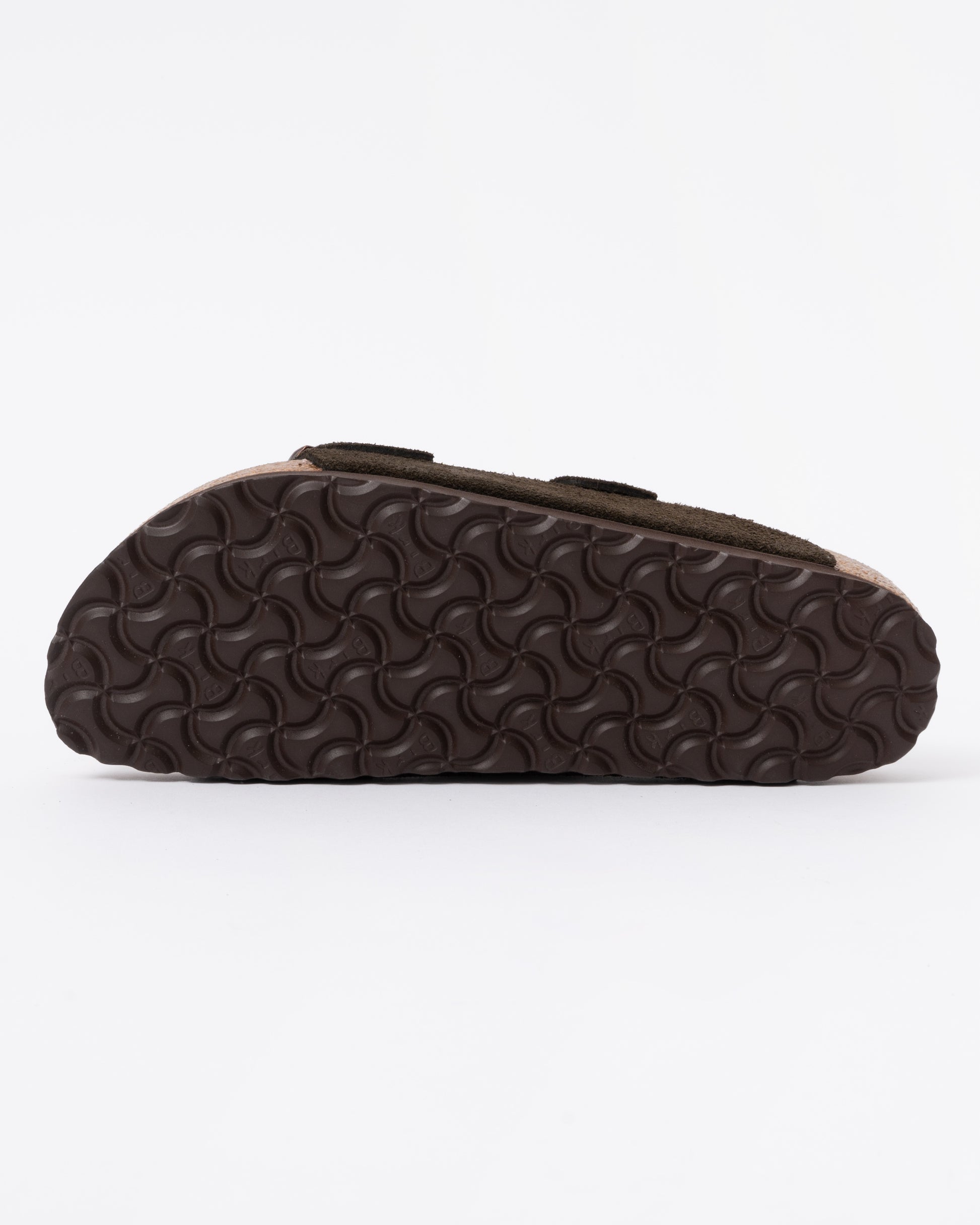 Birkenstock Arizona Suede Leather Womens Sandals - Mocha sole